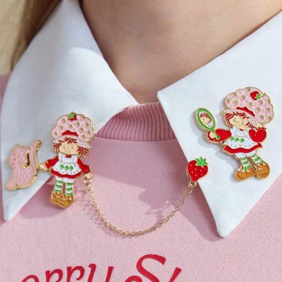Strawberry Shortcake3pcs/ Pin Set NWOT - Picture 2 of 5